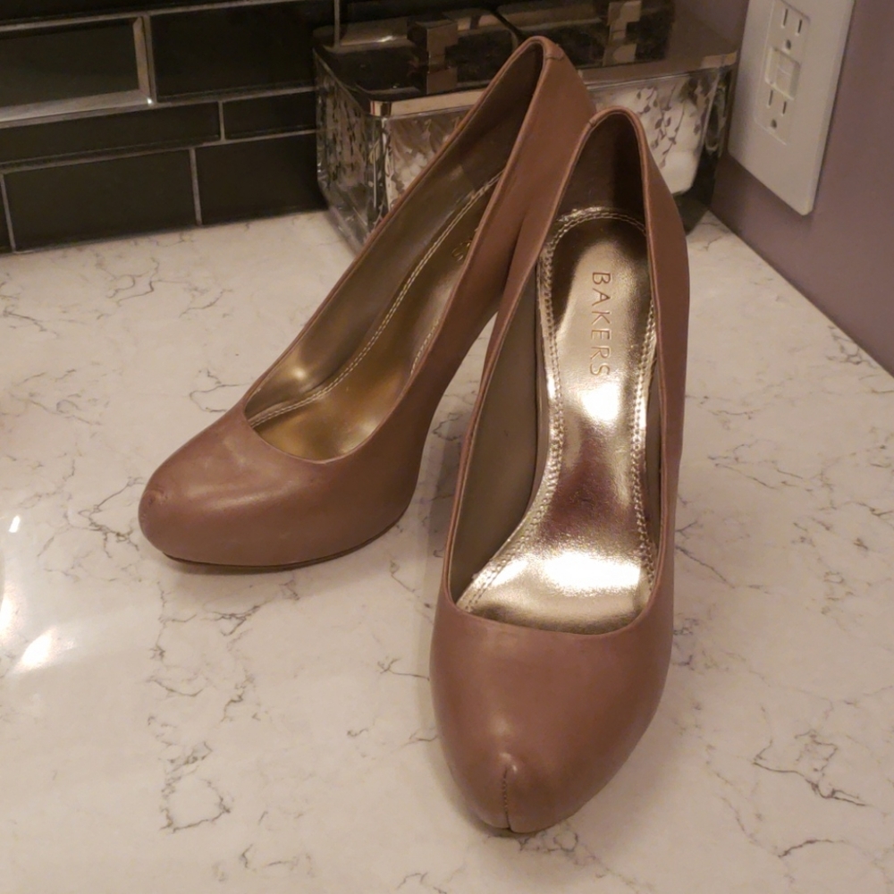 Bakers Taupe Heels